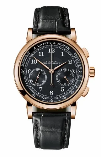 A. Lange & Söhne 1815 Chronograph Pink Gold / Black / Pulsometer 414.031 (414031)